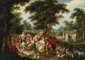 Arcadia - The Golden Age by Frans II Francken the Younger
